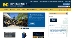 Desktop Screenshot of depressioncenter.org