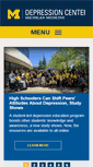 Mobile Screenshot of depressioncenter.org