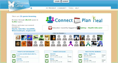 Desktop Screenshot of depressioncenter.net